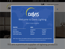 Tablet Screenshot of davislighting.com